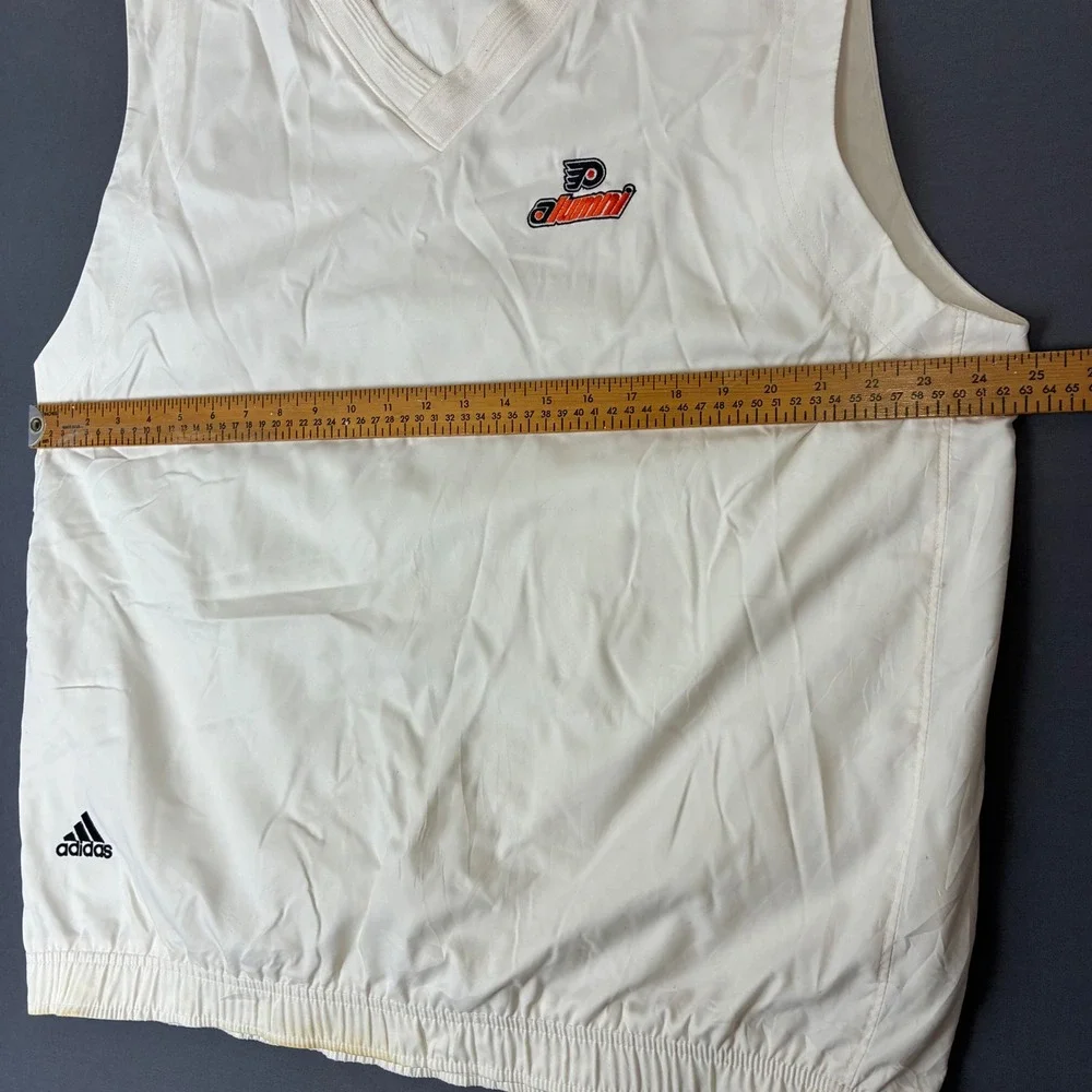 Adidas Phantoms Alumni White Golf Vest Men's Size Large